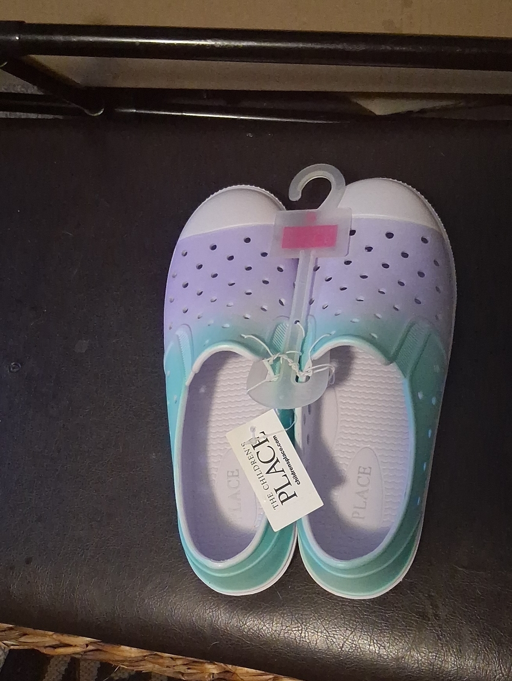 The Children's Place Girls' Ombre Slip-On  Shoes - Lavender & Teal